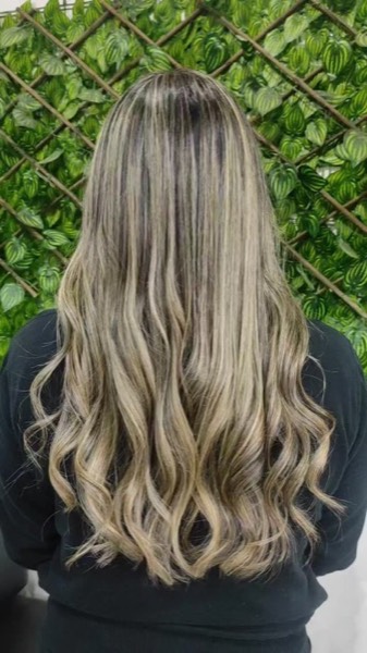 Balayage rubio
